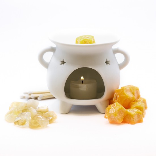 Steluță Parfumată Ceară Palmier - Chamomile & Honey