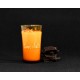 Chocolate Candle Amber Glass L  image 