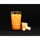 Caramel Candle Amber Glass L image
