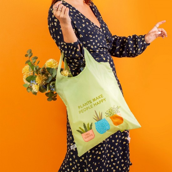 Foldable Shopping Bag - Plants Are My Friends image
